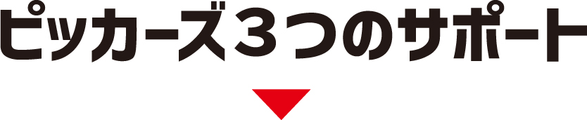 ピッカーズ３つのサポート「」